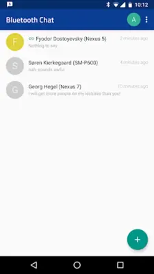 Bluetooth Chat android App screenshot 3